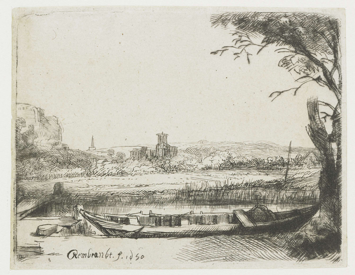  伦勃朗·梵·莱茵 Rembrandt van Rijn——运河大船桥